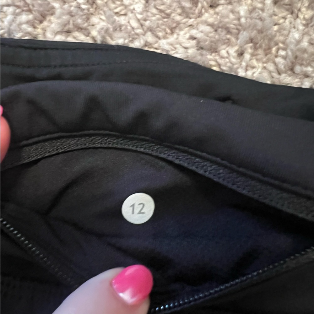 {Lululemon} Black Mid-Rise Pace Rival Skort - Picture 11 of 12